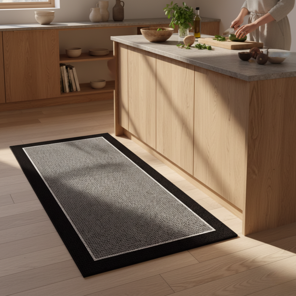 Stylish & Functional Kitchen Mat with Slip-Resistant Base