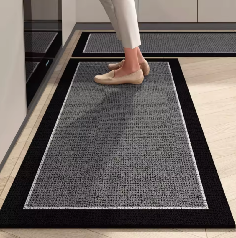 Stylish & Functional Kitchen Mat with Slip-Resistant Base