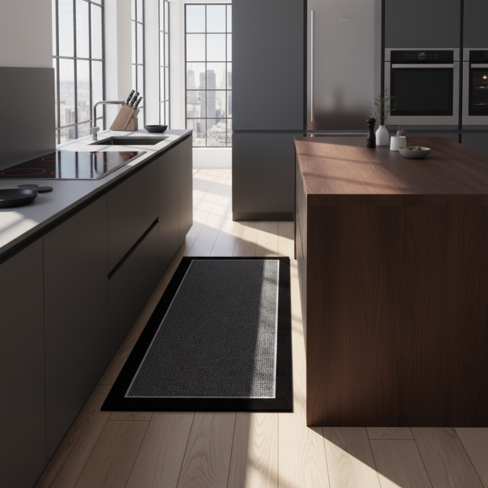 Stylish & Functional Kitchen Mat with Slip-Resistant Base