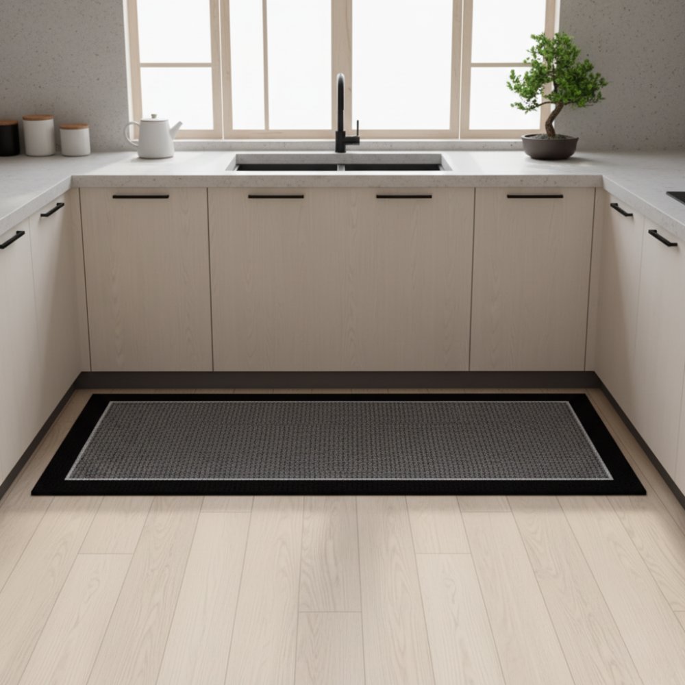 Stylish & Functional Kitchen Mat with Slip-Resistant Base
