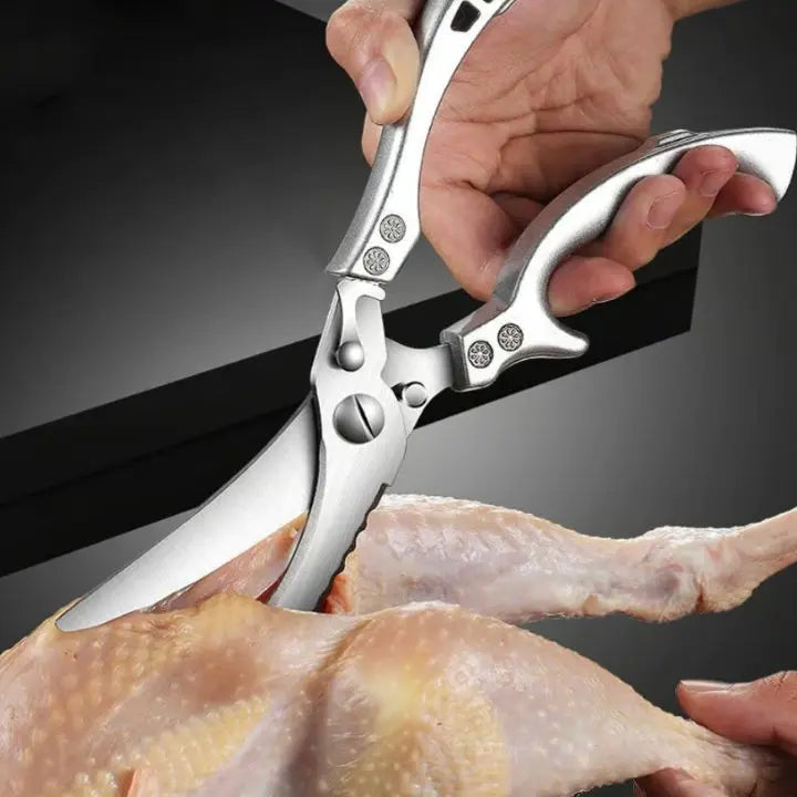 Multi-Purpose Culinary Scissors | Durable Stainless Steel Design