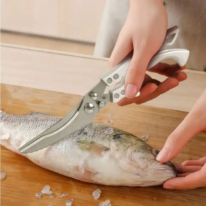 Multi-Purpose Culinary Scissors | Durable Stainless Steel Design