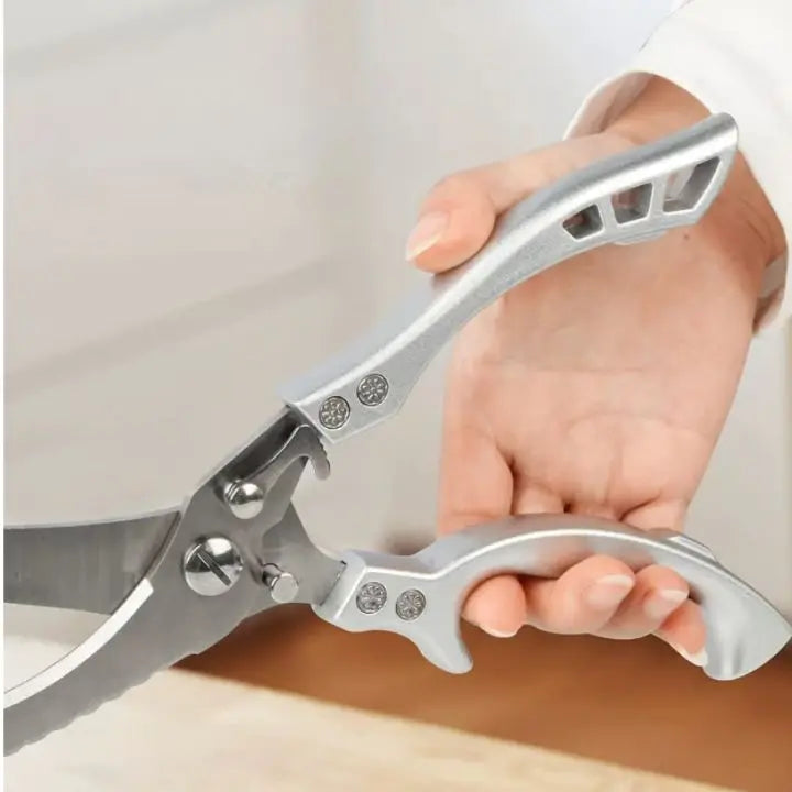 Multi-Purpose Culinary Scissors | Durable Stainless Steel Design