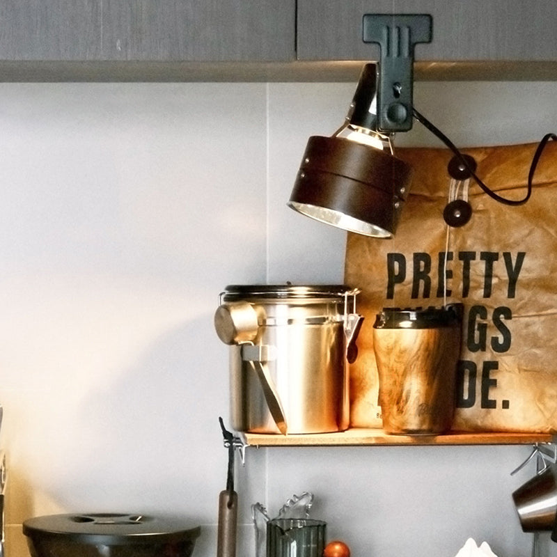 Serenity Glow | Japanese-Inspired Wood and Metal Bedside Lamp