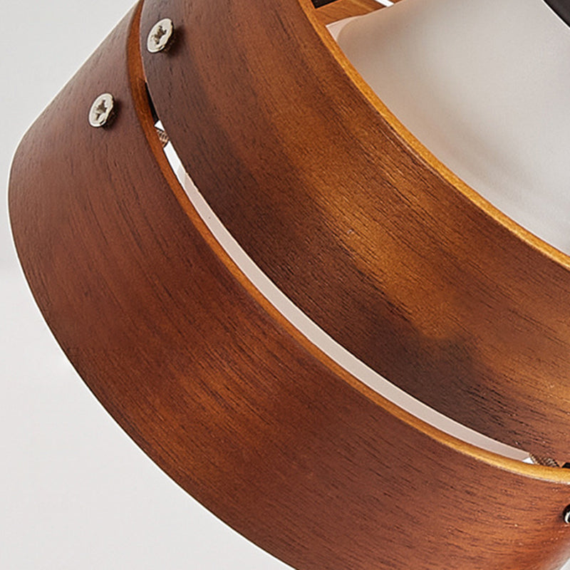Serenity Glow | Japanese-Inspired Wood and Metal Bedside Lamp