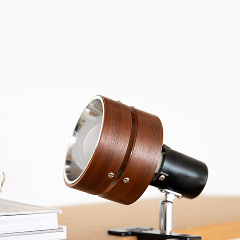Serenity Glow | Japanese-Inspired Wood and Metal Bedside Lamp