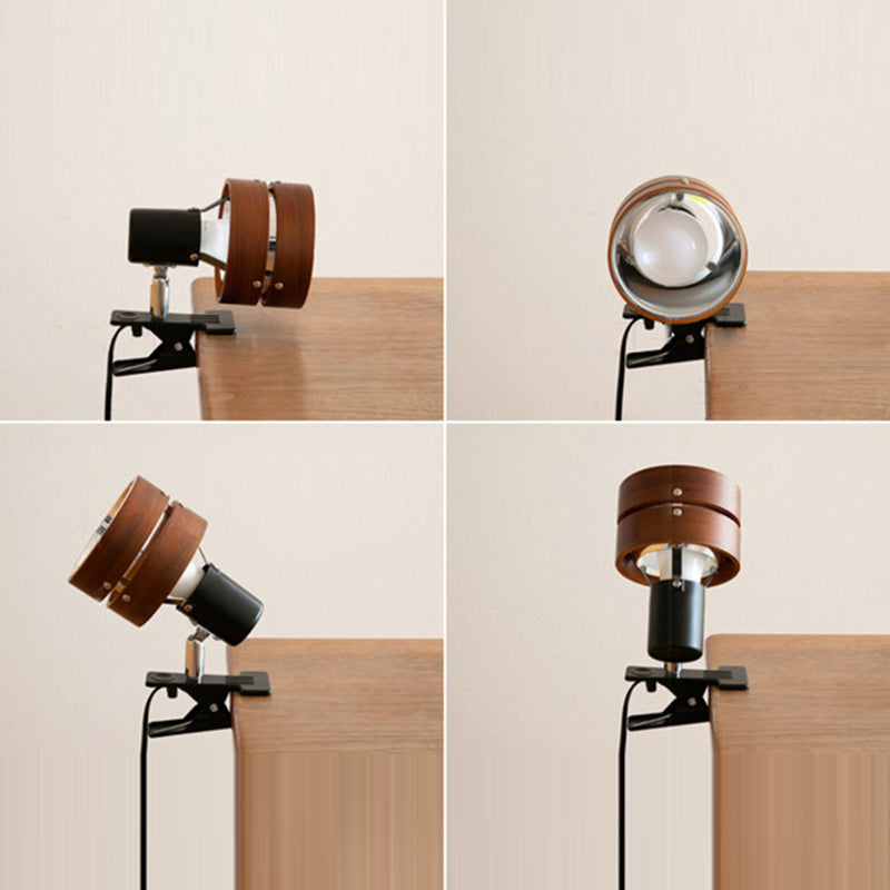 Serenity Glow | Japanese-Inspired Wood and Metal Bedside Lamp