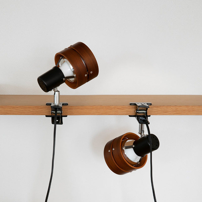 Serenity Glow | Japanese-Inspired Wood and Metal Bedside Lamp
