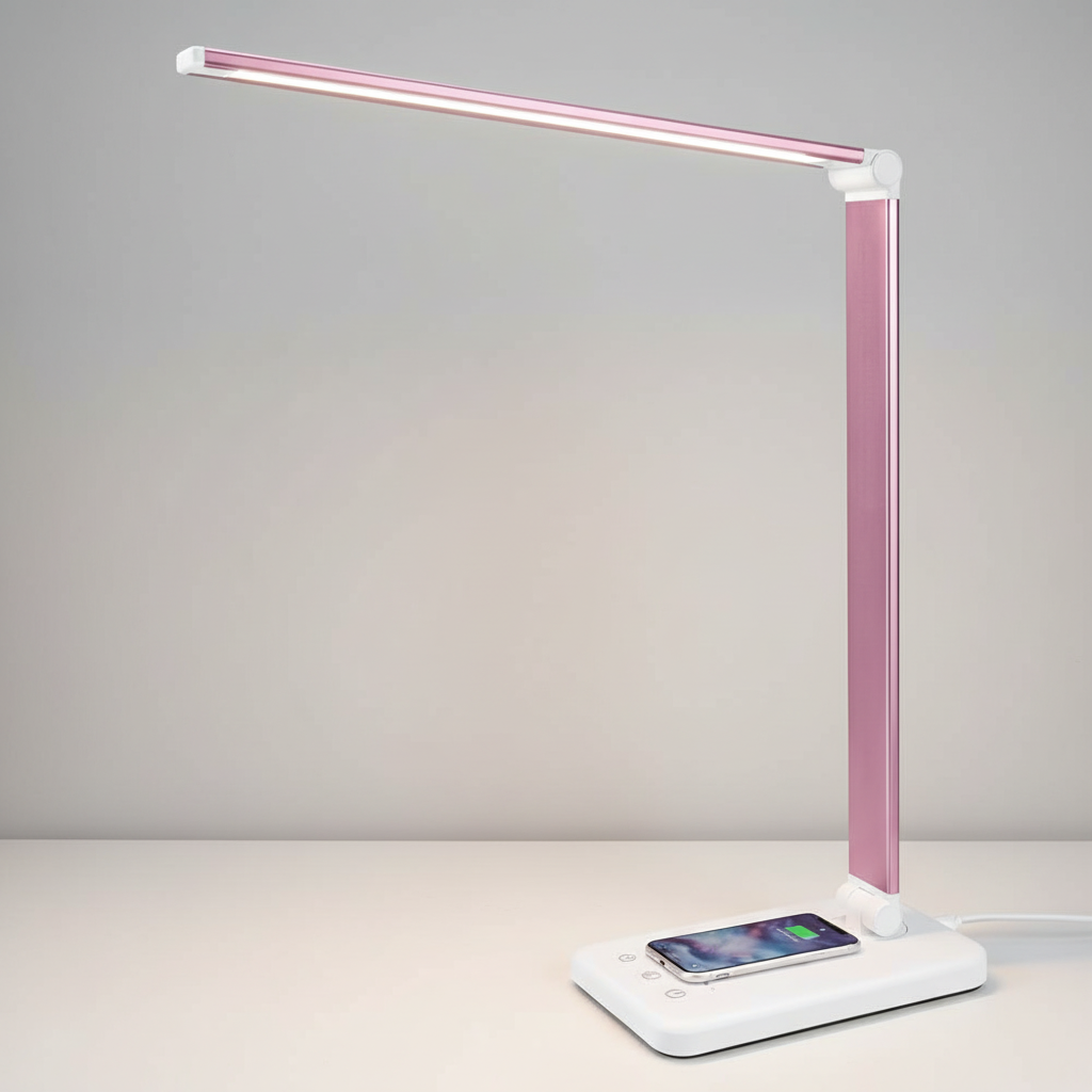 Portable Aluminum Desk Light – Adjustable Folding Lamp