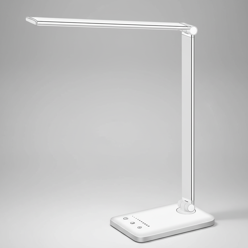Portable Aluminum Desk Light – Adjustable Folding Lamp