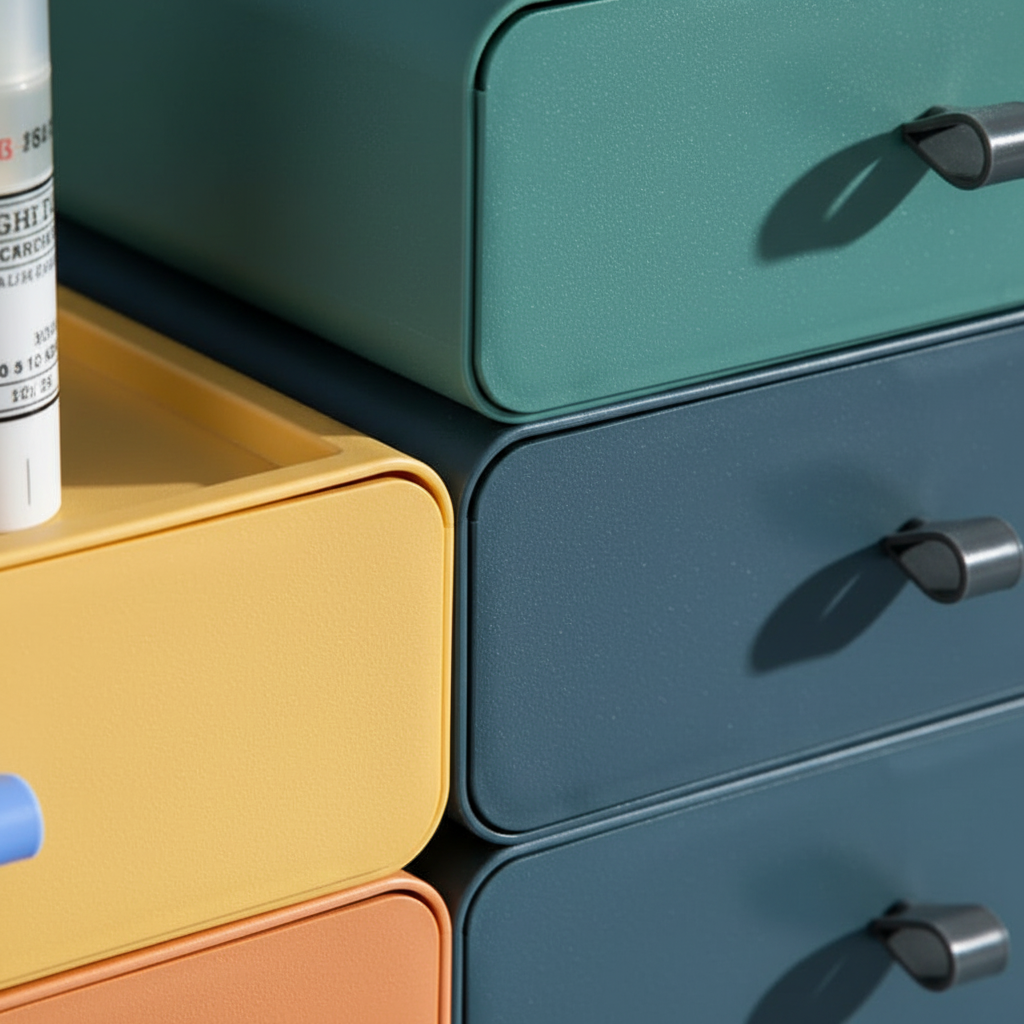 Contemporary Small Stacking Drawer Organizer