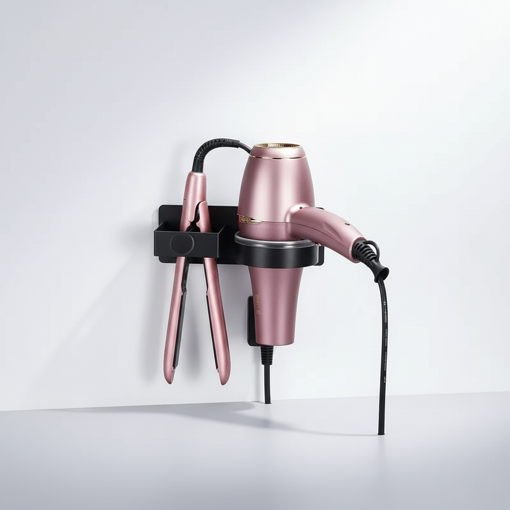 Compact Storage Solution for Hair Styling Tools