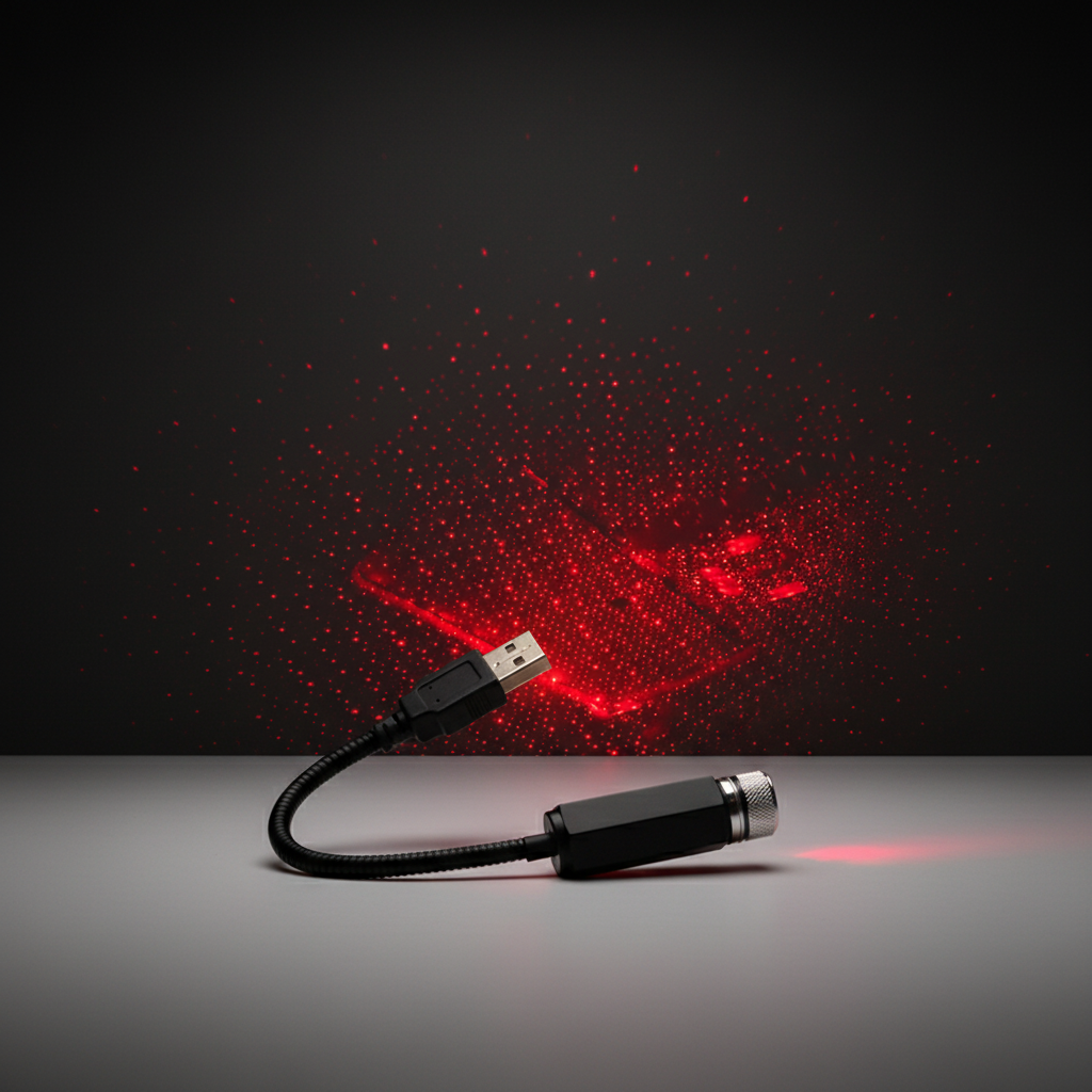 Portable Star Projector with USB Connectivity