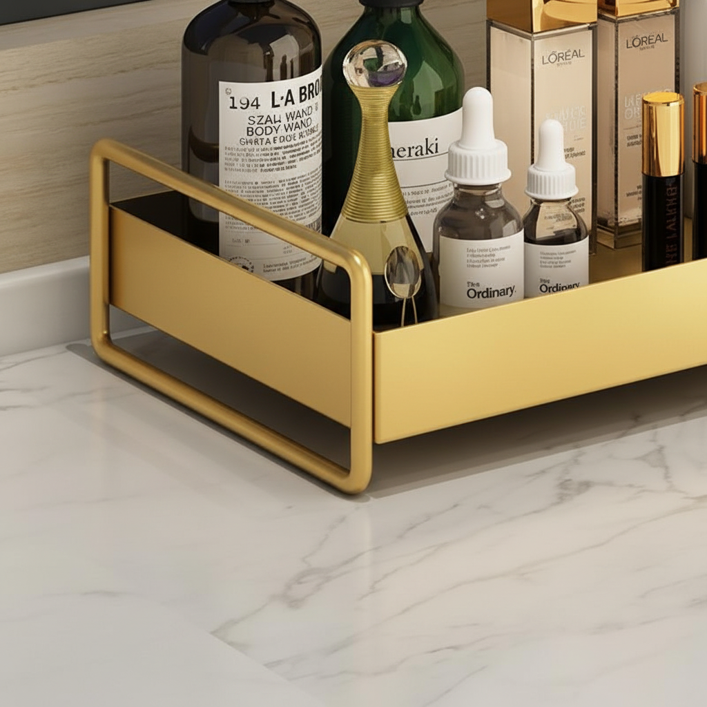 Modern Compact Tray Organizer - Glam Style