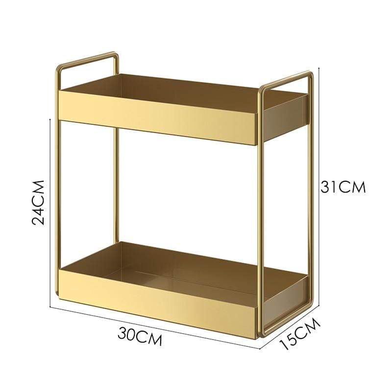 Modern Compact Tray Organizer - Glam Style