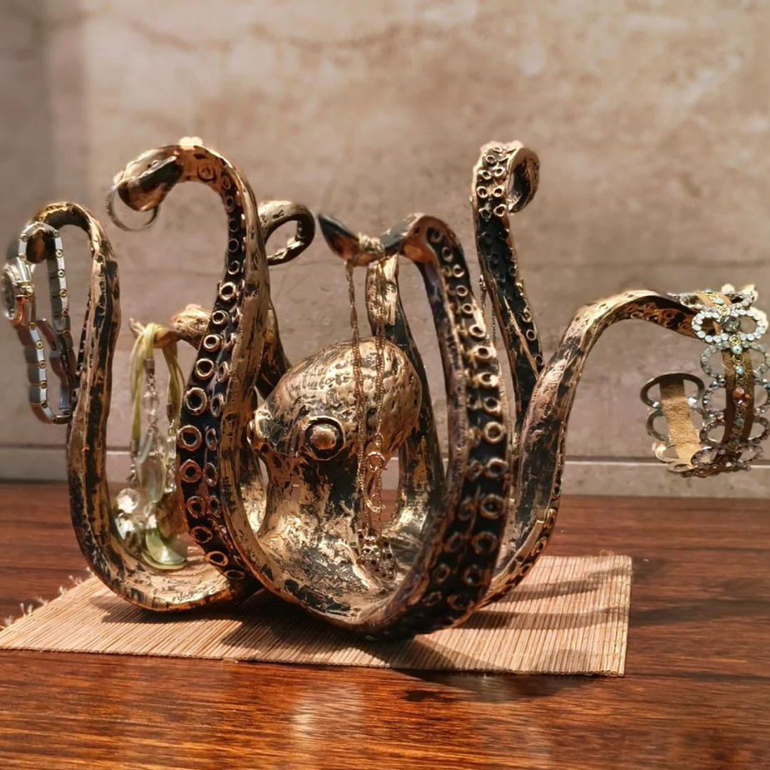 Nautical Elegance | Stylish Mug Tree with Tentacle Hooks