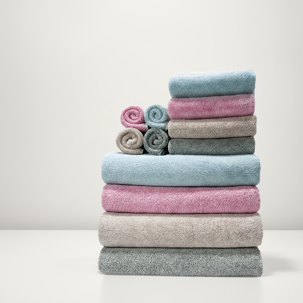 Fleece Towels Set – Soft and Comfortable