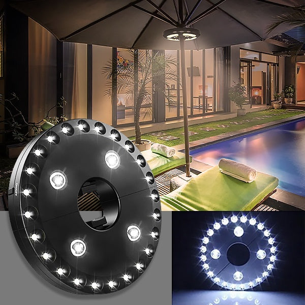 Versatile Outdoor Parasol Illumination Solution