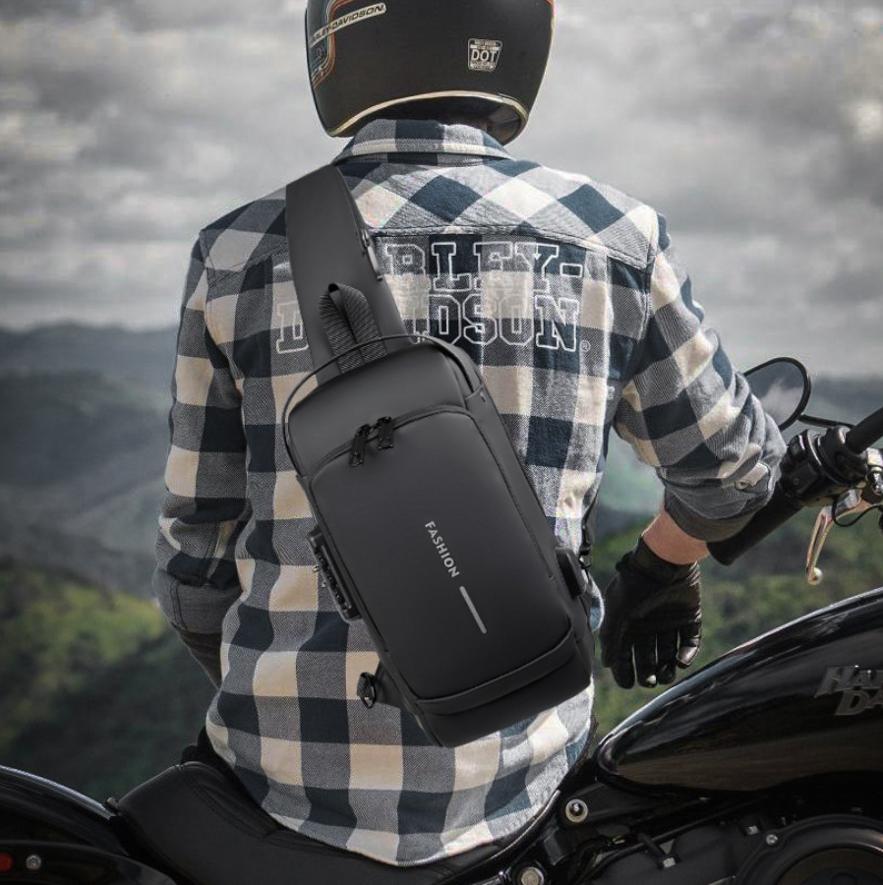 Stylish Secure Backpack with USB Charging Port