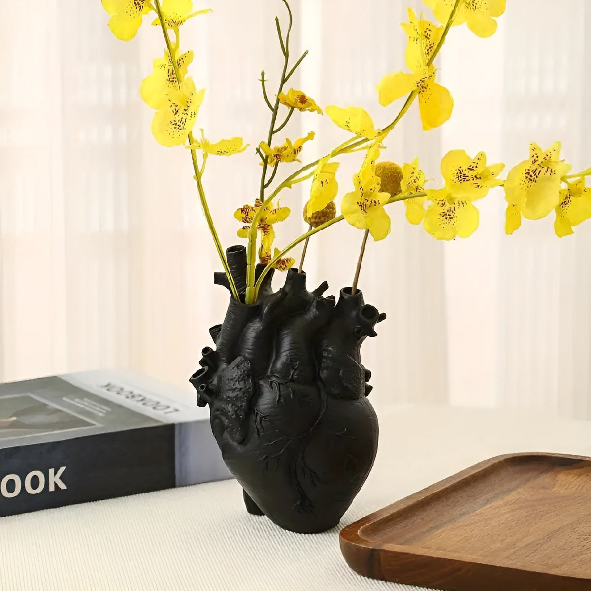 Charming Eco-Friendly Heart Vase for Floral Displays