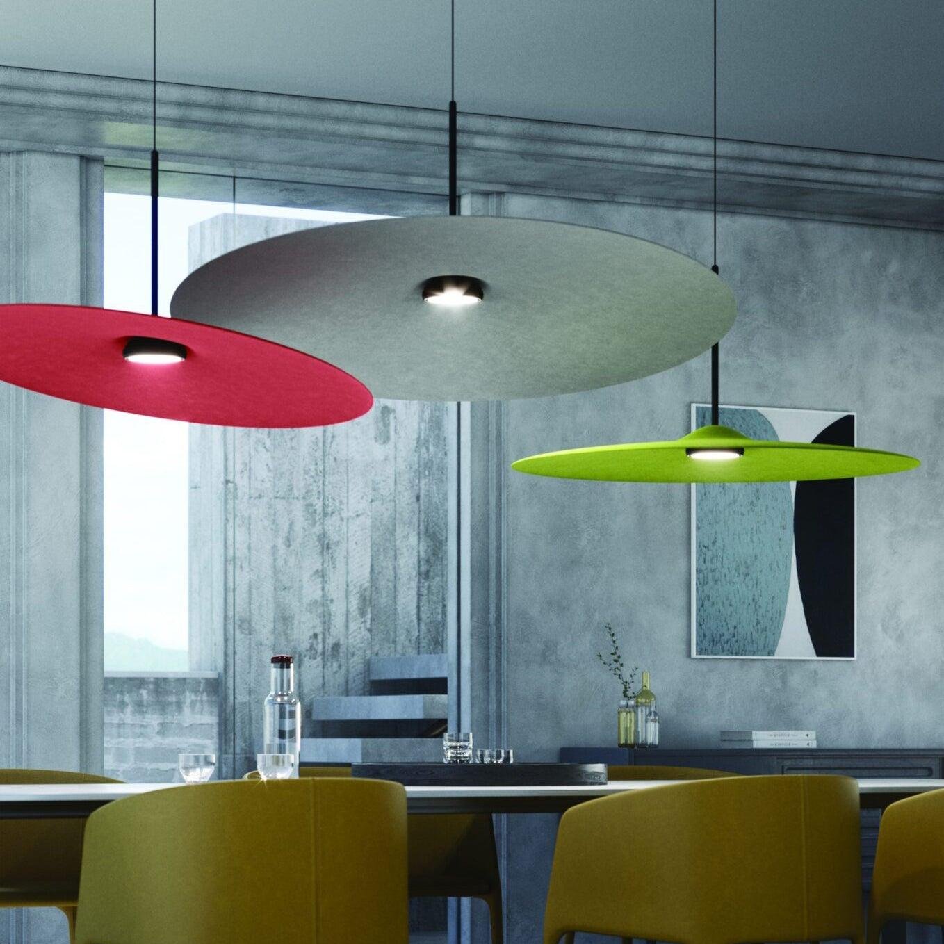 Hanging Ambient Lamp with LED - Modern Pendant Light