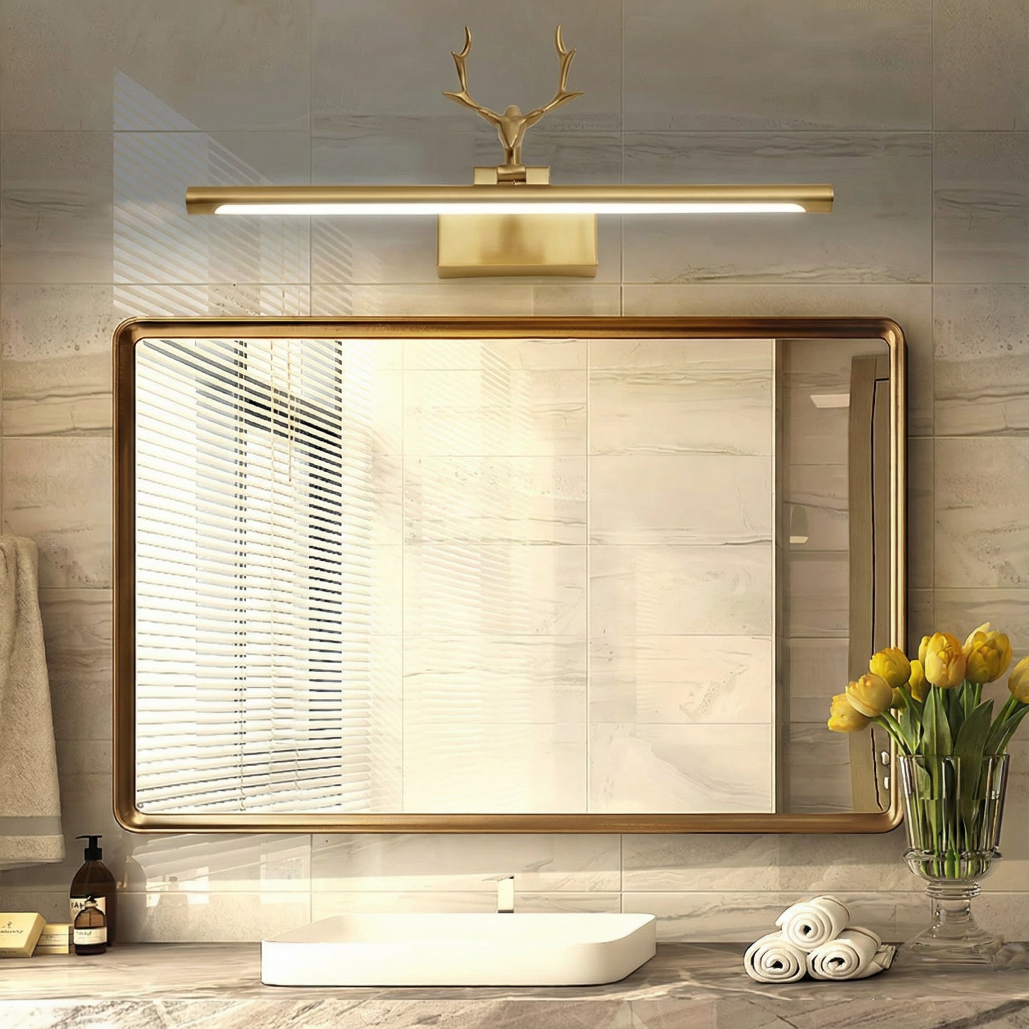 Adjustable LED Vanity Light for Perfect Grooming