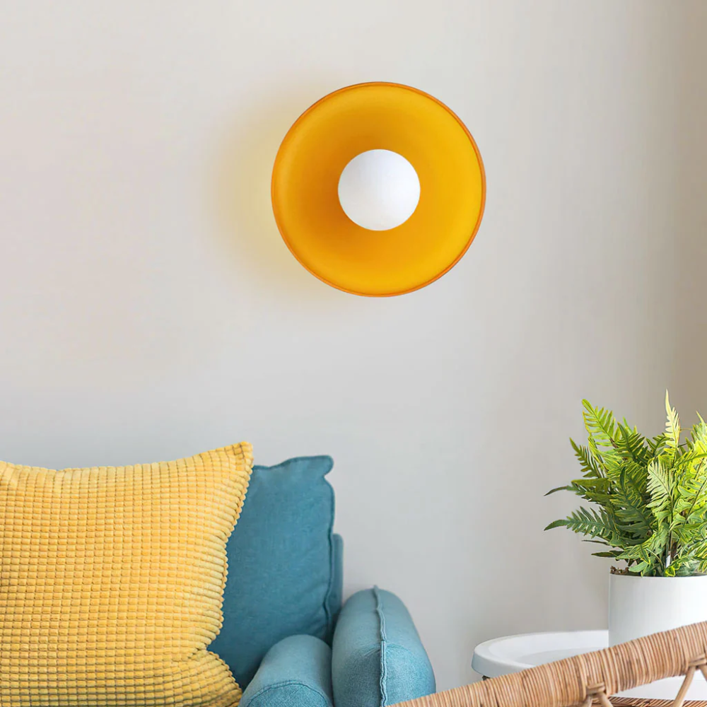 Versatile Disc Lamp – Ambient Illumination for Walls and Ceilings