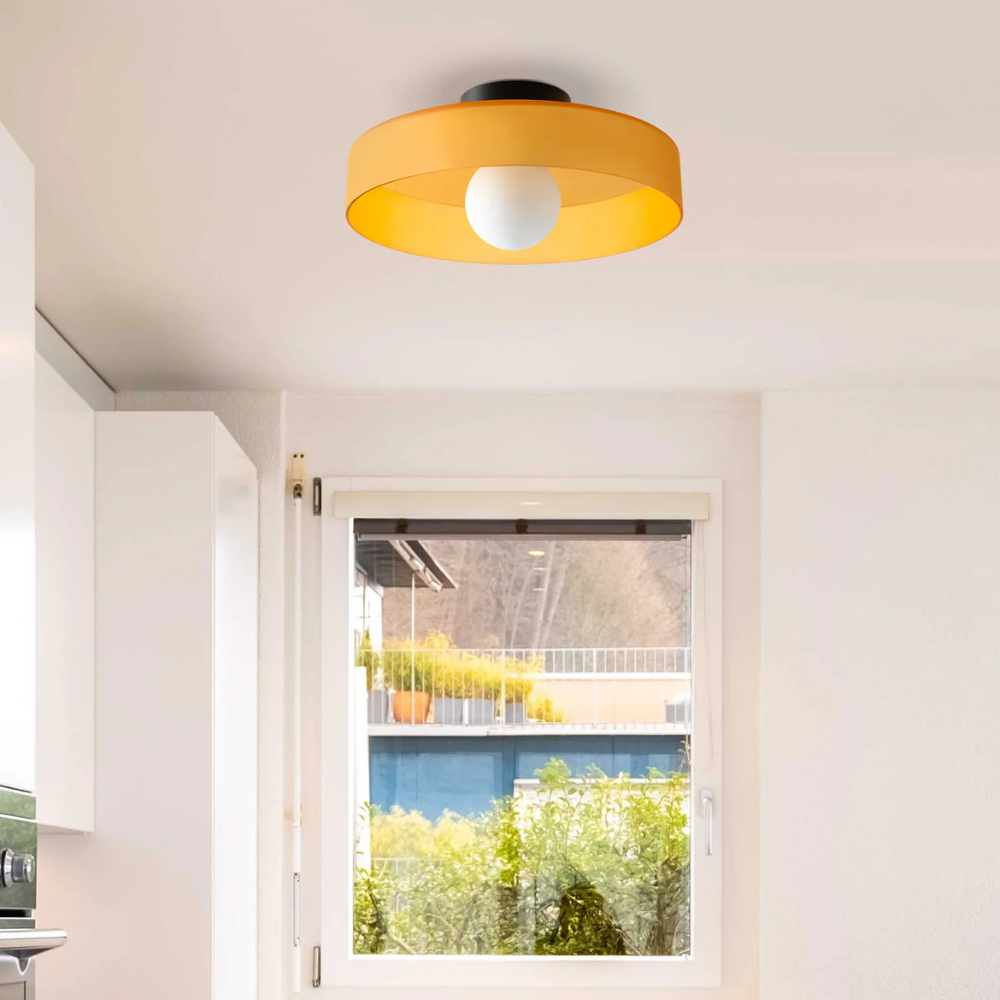 Versatile Disc Lamp – Ambient Illumination for Walls and Ceilings