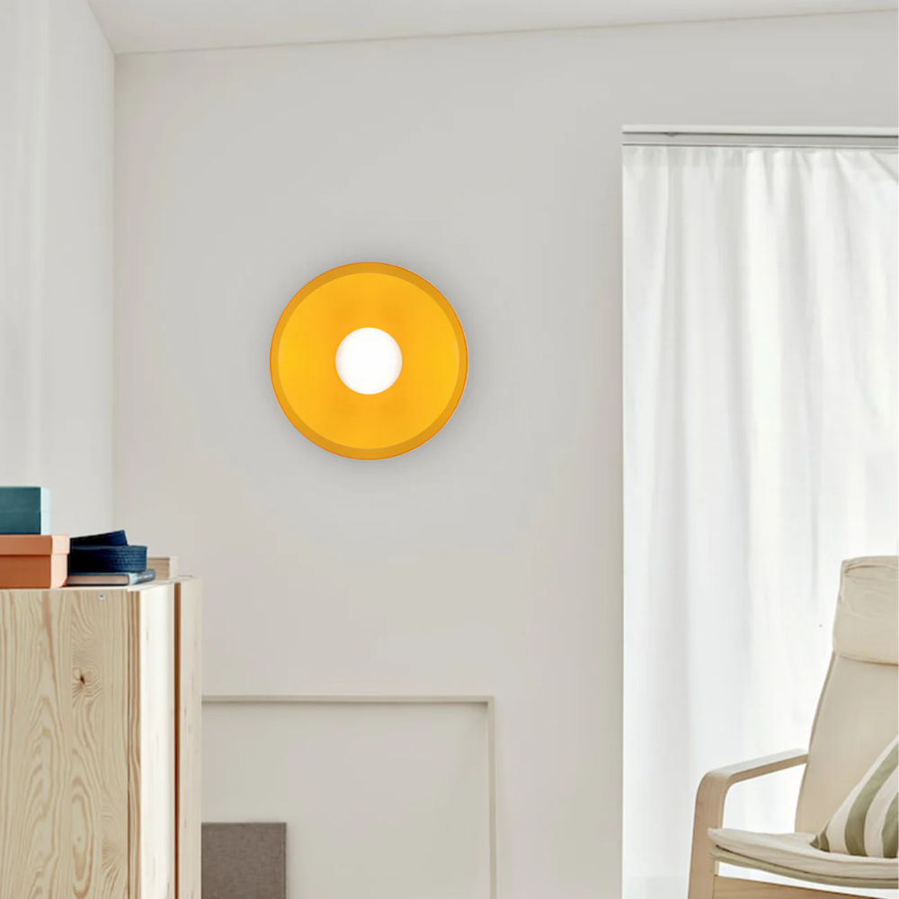 Versatile Disc Lamp – Ambient Illumination for Walls and Ceilings