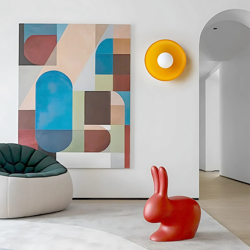 Versatile Disc Lamp – Ambient Illumination for Walls and Ceilings