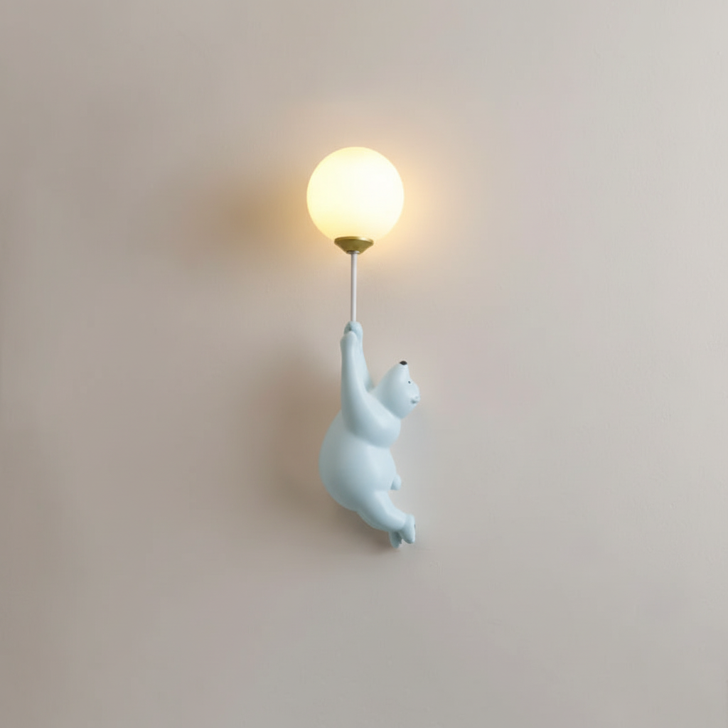 Children's Room LED Lighting - Bear Theme Interior Illumination