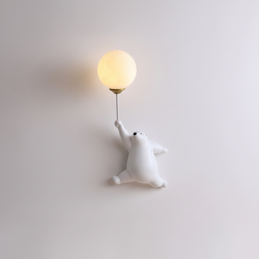 Children's Room LED Lighting - Bear Theme Interior Illumination