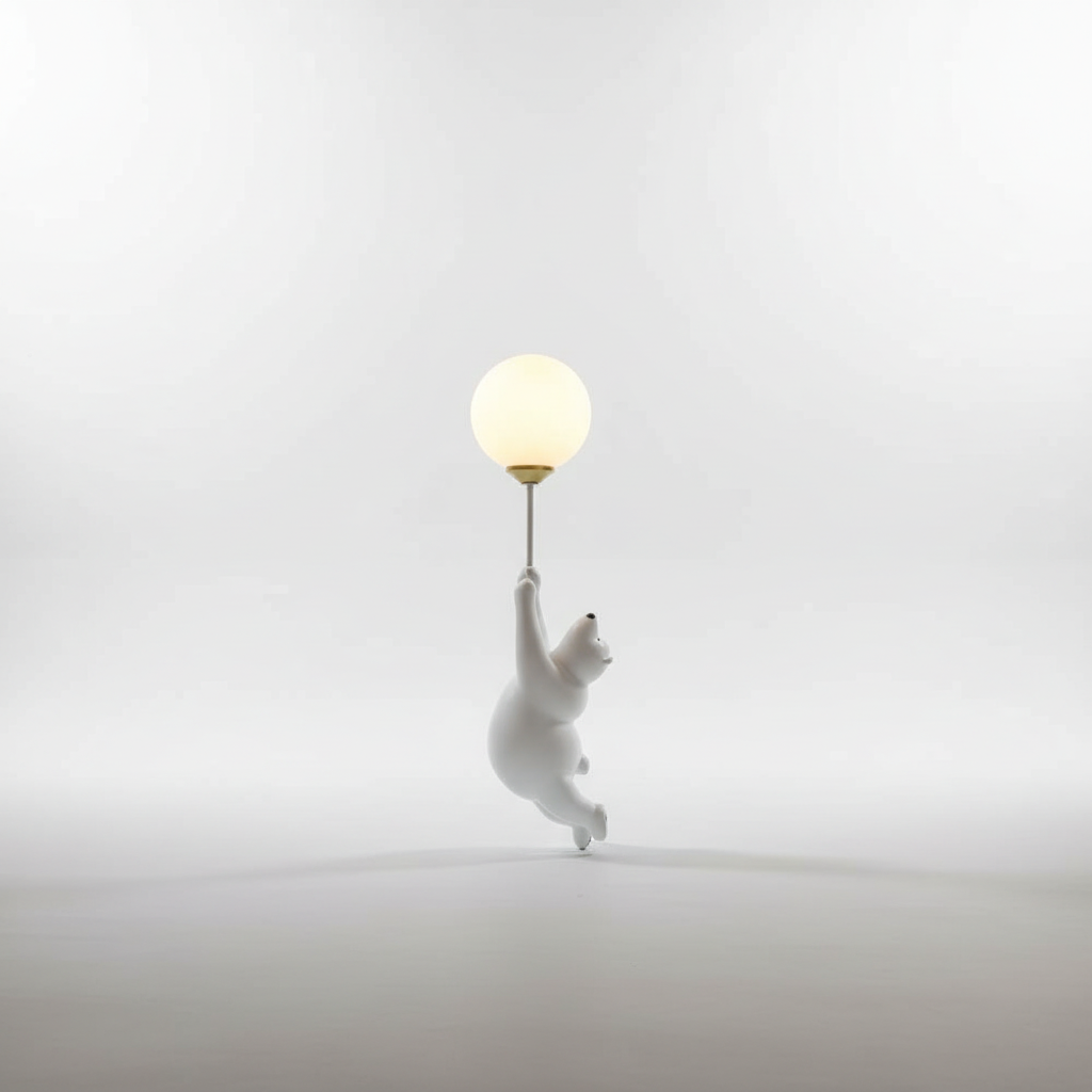 Children's Room LED Lighting - Bear Theme Interior Illumination