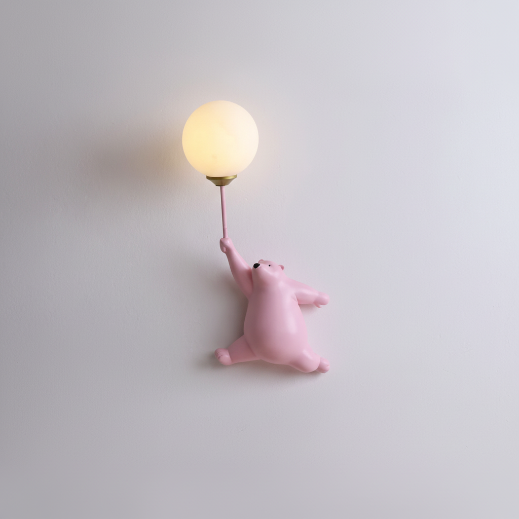 Children's Room LED Lighting - Bear Theme Interior Illumination