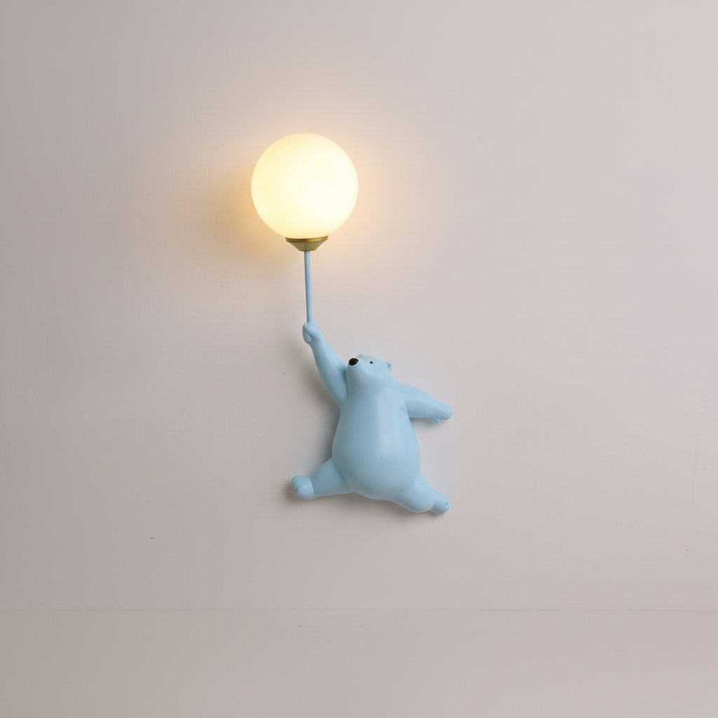 Children's Room LED Lighting - Bear Theme Interior Illumination