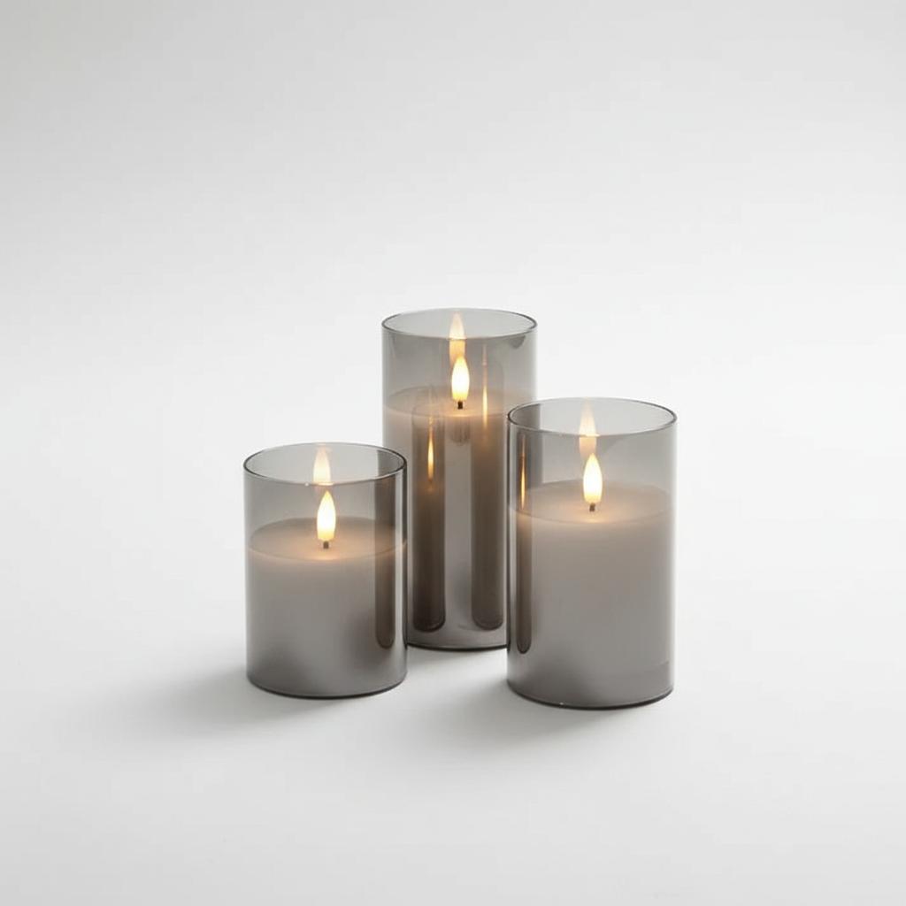 Remote Controlled LED Candle Set