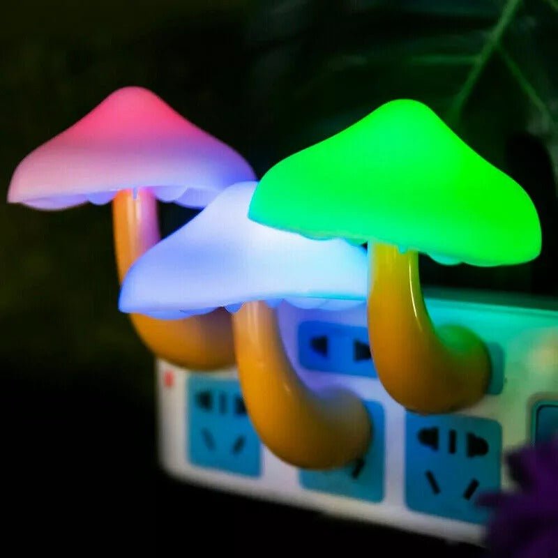 Charming Glow Mushroom Lamp with Color Transitioning LEDs