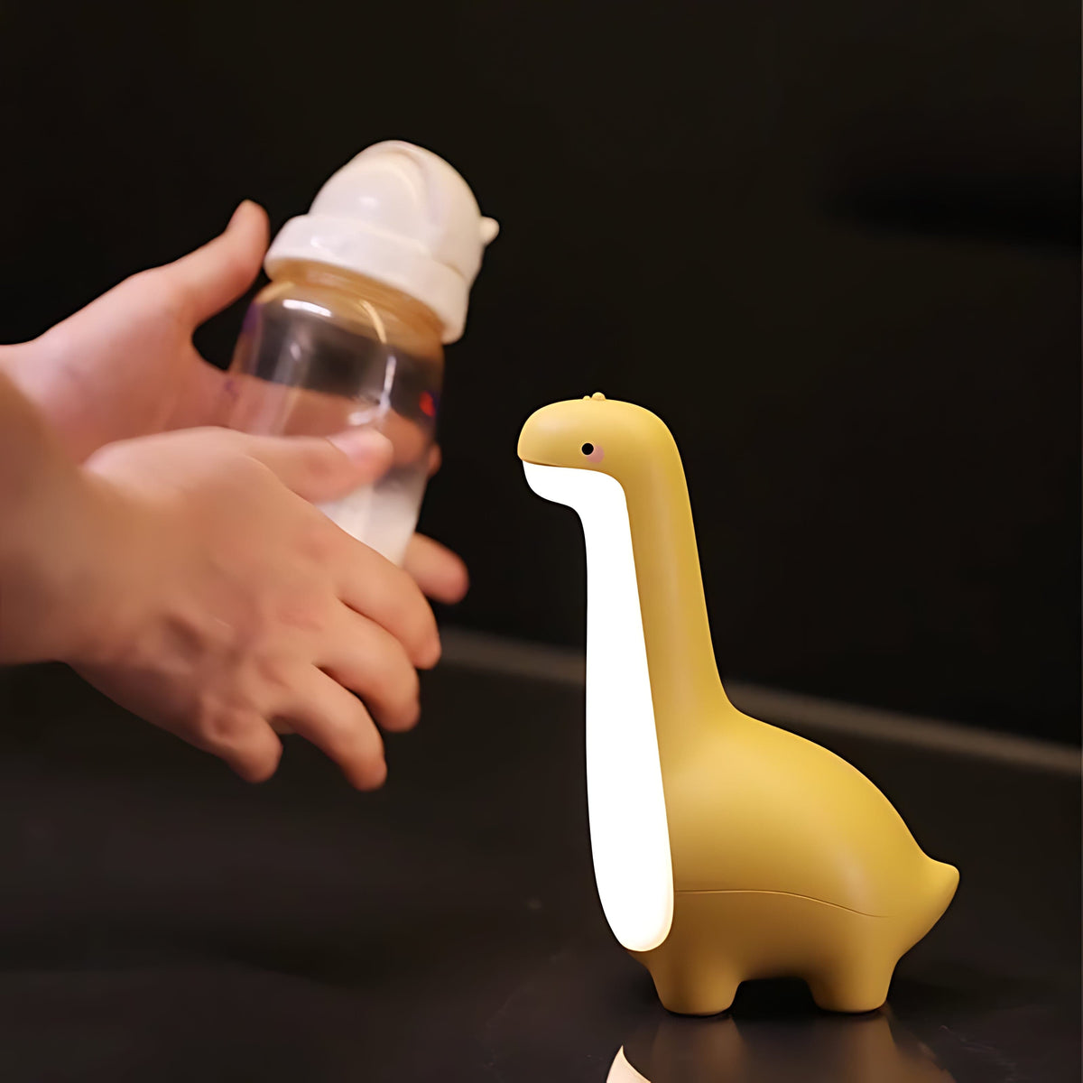 Children's Room LED Night Light - Dreamy Dinosaur Design