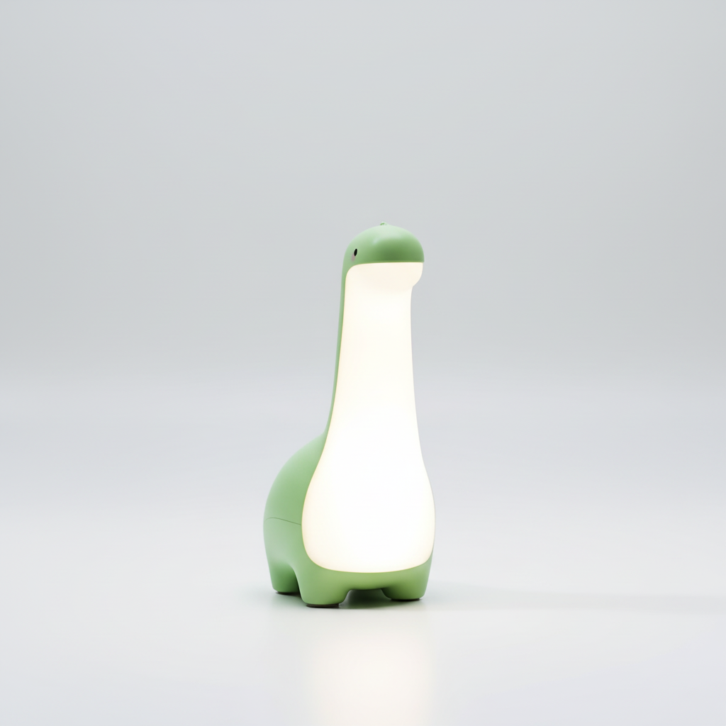 Children's Room LED Night Light - Dreamy Dinosaur Design