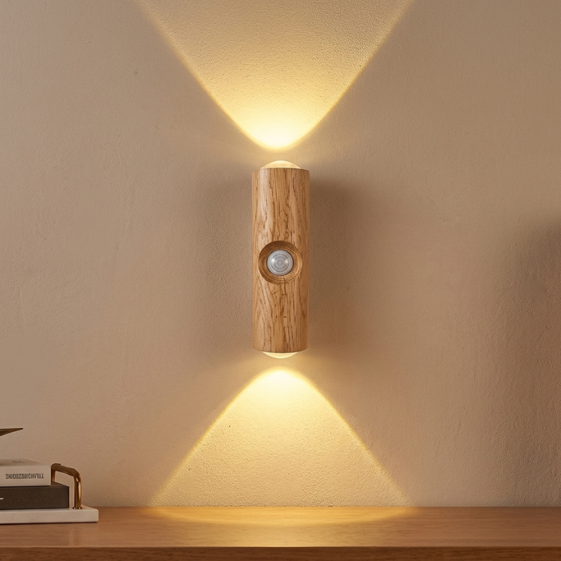 Compact Motion-Activated Night Light with USB Rechargeability