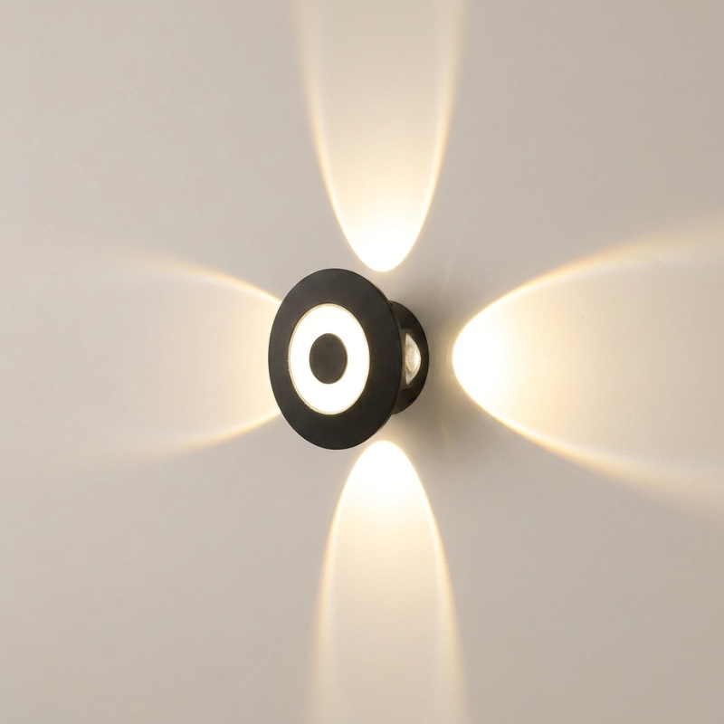 Versatile Outdoor Wall Light with Customizable Color Options