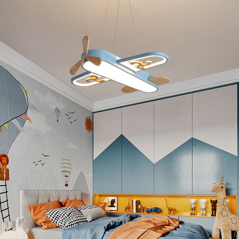 Child-Safe LED Pendant Light - Sky-Themed Design