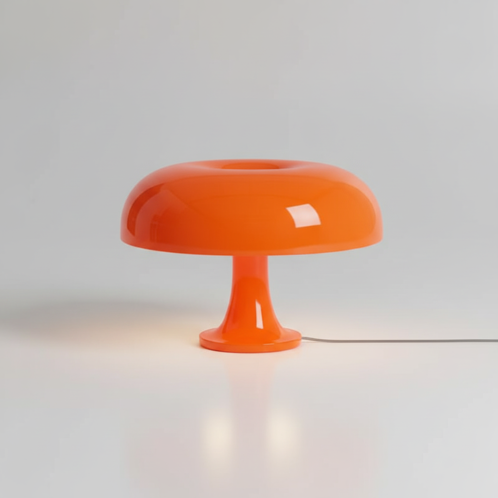 Compact Mushroom-Shaped LED Lamp for Home Decor