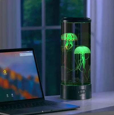 Cylindrical LED Jellyfish Light - Ambient Aquarium Decor