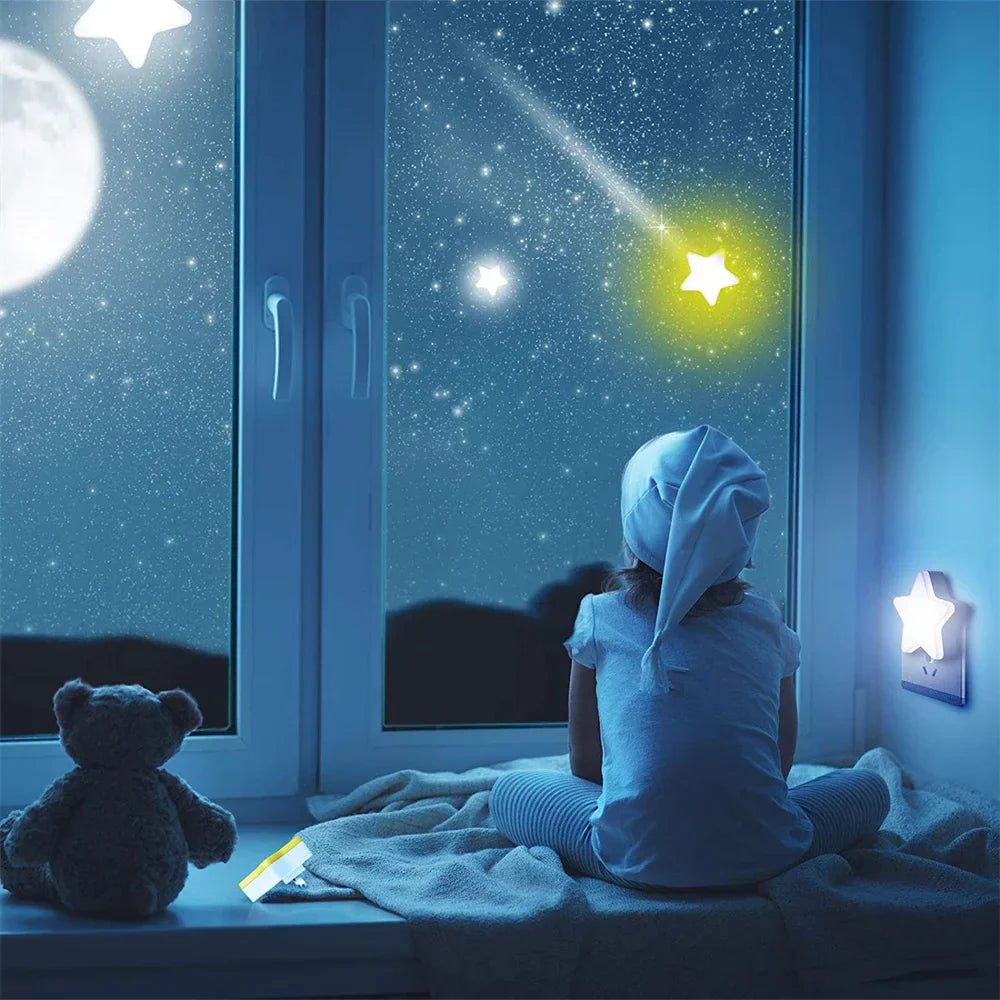 Charming Star-Shaped LED Night Light for Cozy Spaces