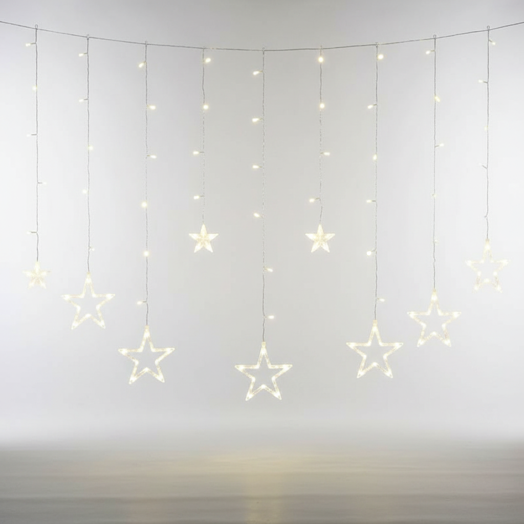Starry Curtain Lights - LED Decor for Home