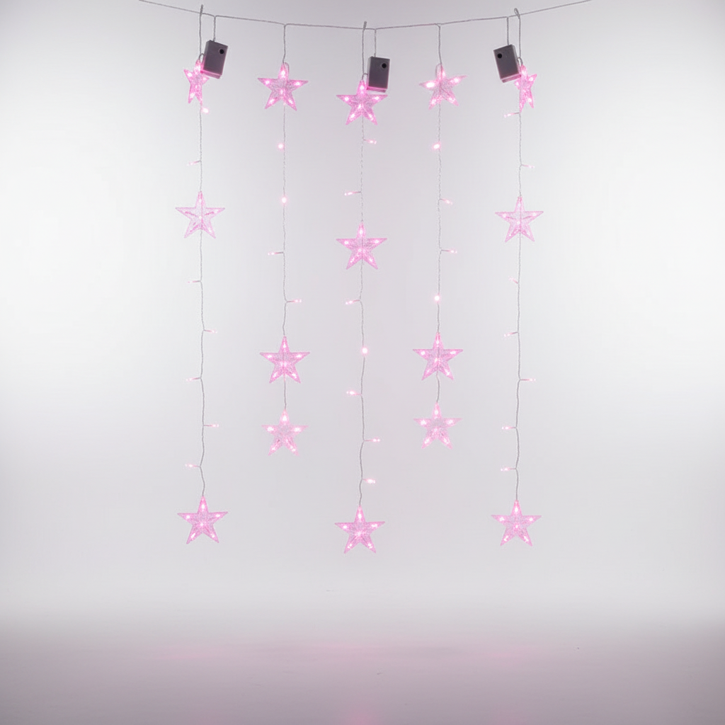 Starry Curtain Lights - LED Decor for Home