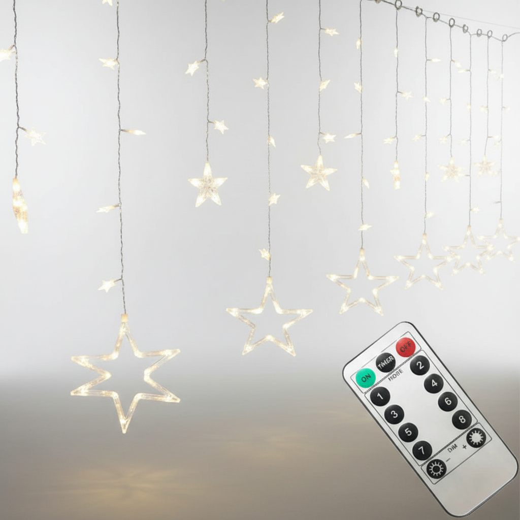 Starry Curtain Lights - LED Decor for Home