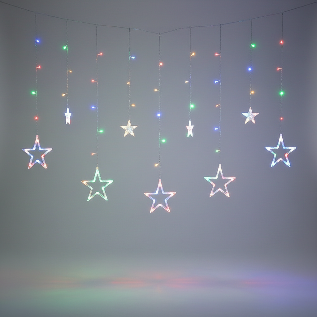 Starry Curtain Lights - LED Decor for Home