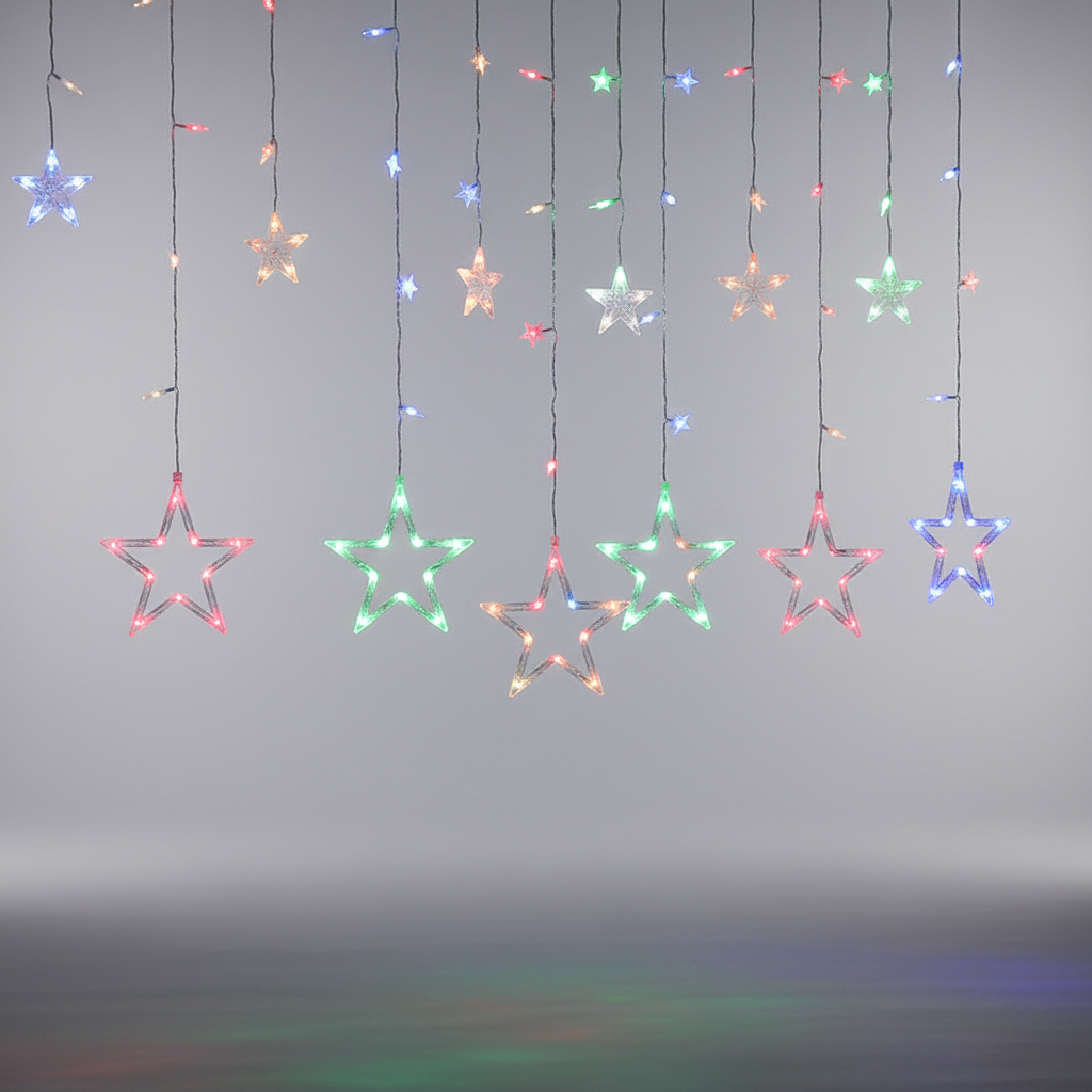 Starry Curtain Lights - LED Decor for Home